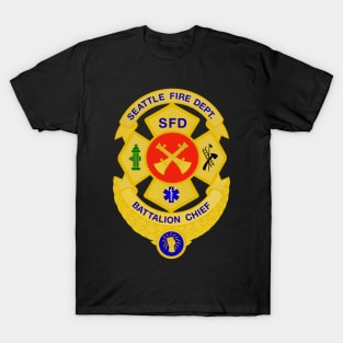 STATION 19 - BATTALION CHIEF - BADGE T-Shirt